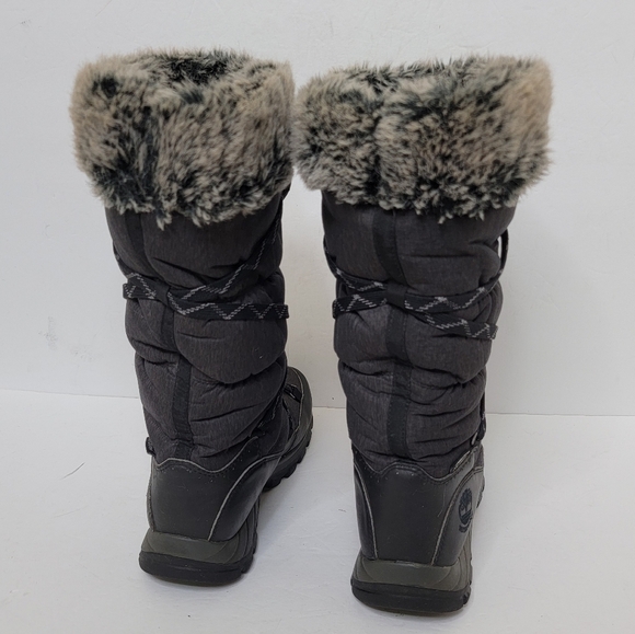 TIMBERLAND CHILLBERG WOMEN BLACK WATERPROOF BOOTS SIZE 8 - Picture 8 of 11